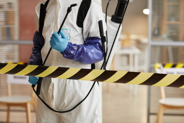 Professional Biohazard technician working in Dallas, NC